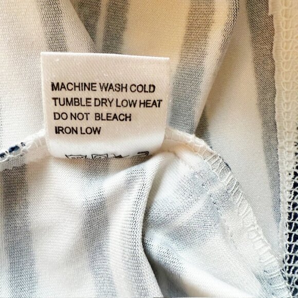 Tail Sleeveless Golf Top, Navy/Green/Yellow Stripe, Size XL - Picture 3 of 4